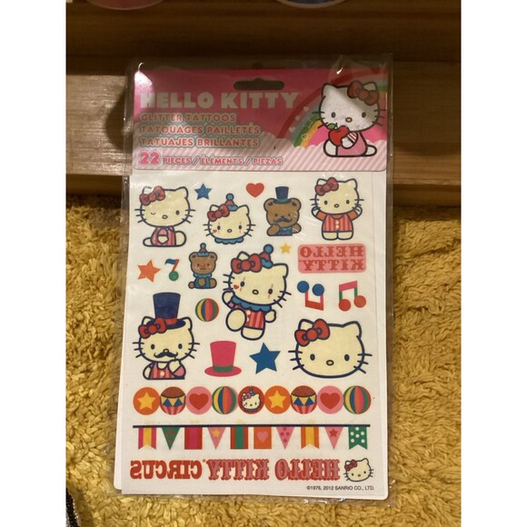 Hello Kitty Lover Stocking Stuffer Kit Coffee Mugs Coin Purse Vintage Stickers + - Picture 7 of 12